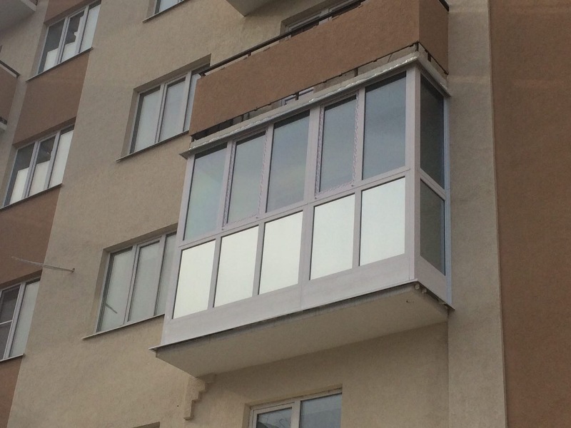 Панорамное остекление вблизи